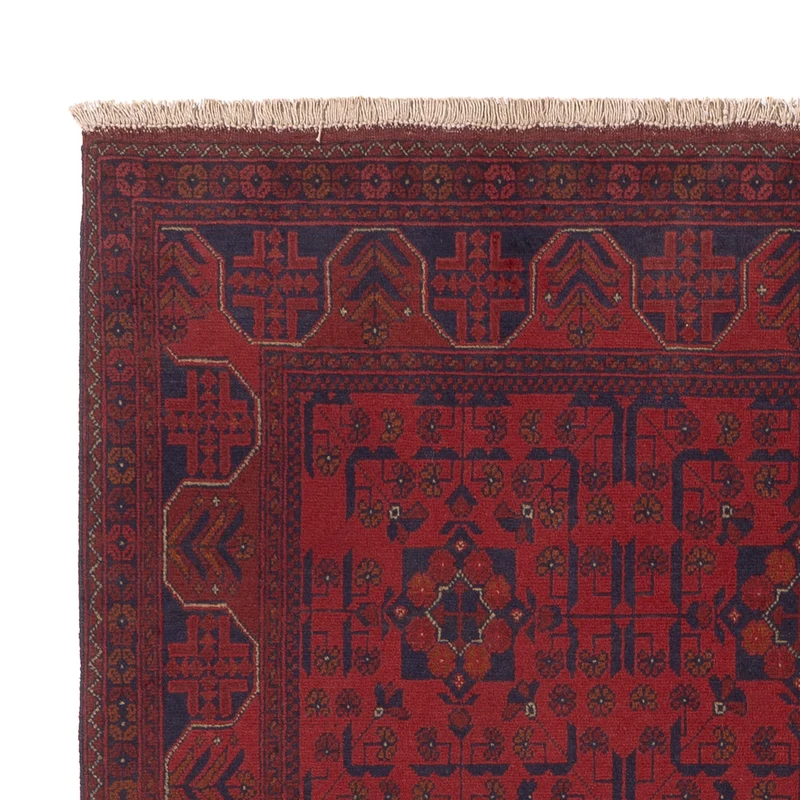 Afghan Teppich - Kunduz - 175 x 234 cm - rot