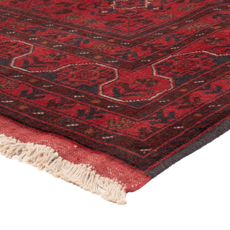 Afghan Teppich - Kunduz - 175 x 234 cm - rot
