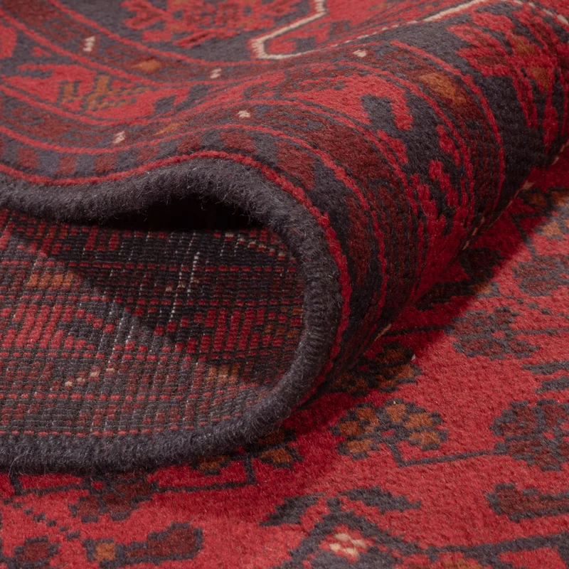Afghan Teppich - Kunduz - 175 x 234 cm - rot