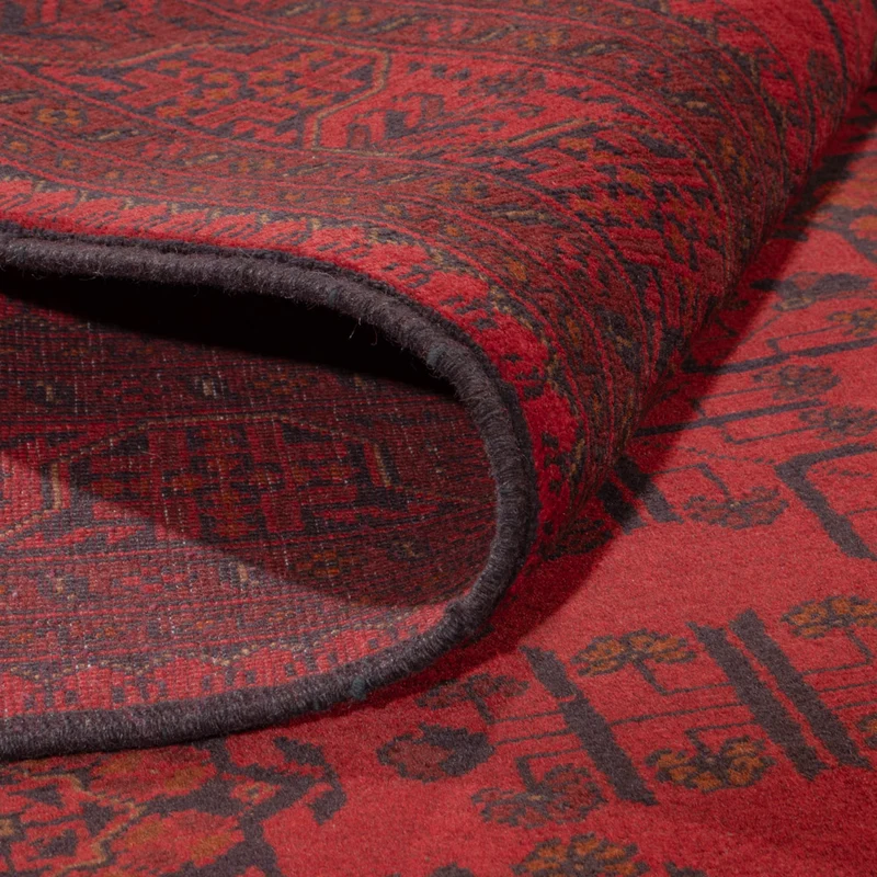 Afghan Teppich - Kunduz - 178 x 225 cm - rot