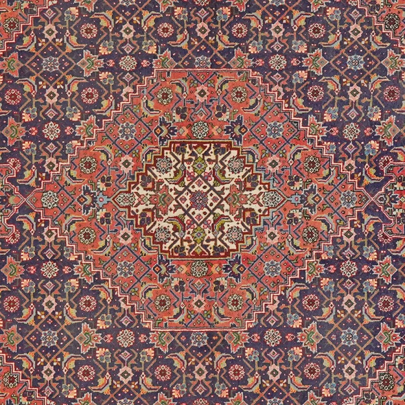 Tabriz Old · Handgeknüpft – Rot, 201x143 cm
