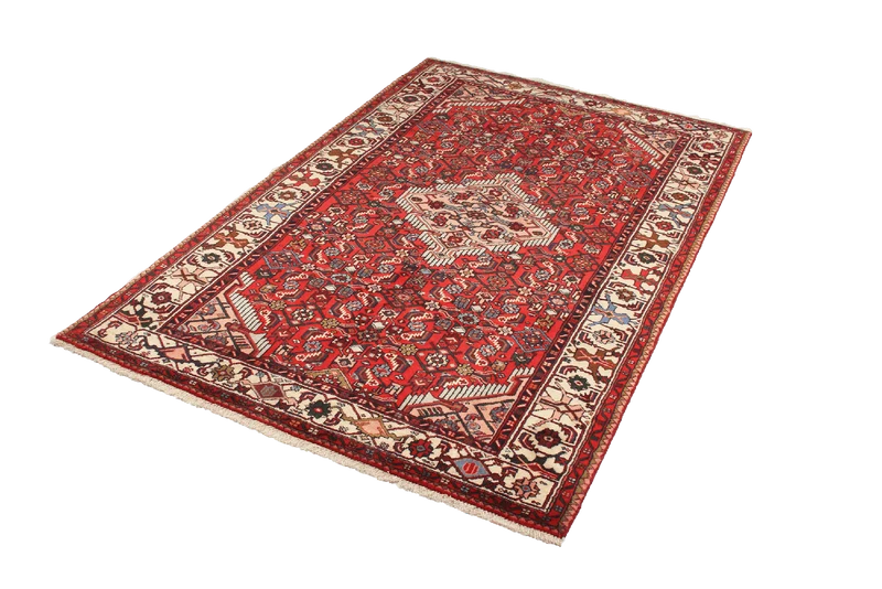 Assadabad · Handgeknüpft – Rot, 202x128 cm