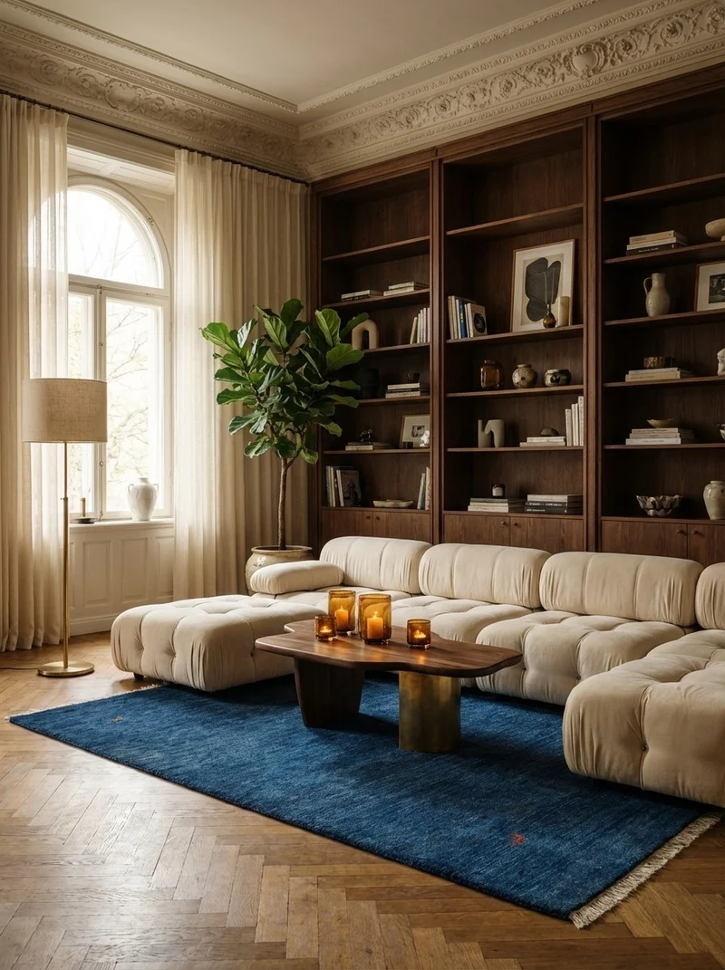 Gabbeh · Handgeknüpft – Blau, 205x153 cm