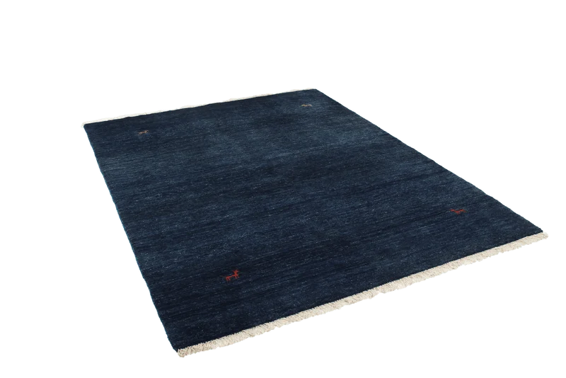 Gabbeh · Handgeknüpft – Blau, 205x153 cm