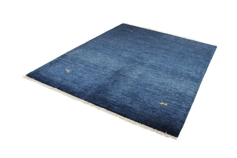 Gabbeh · Handgeknüpft – Blau, 205x153 cm