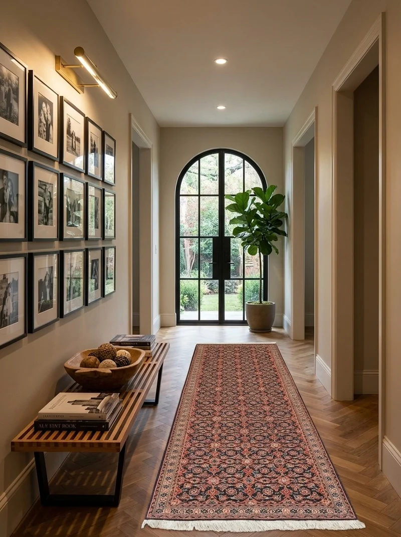 Tabriz 50 Raj · Handgeknüpft – Blau, 200x66 cm