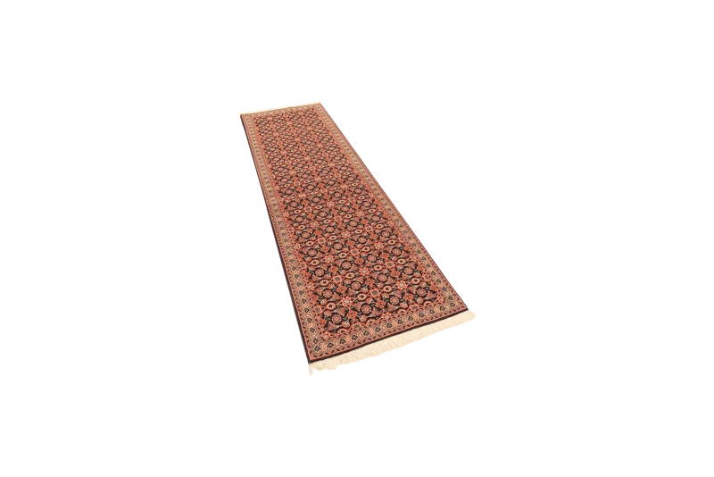 Tabriz 50 Raj · Handgeknüpft – Blau, 200x66 cm