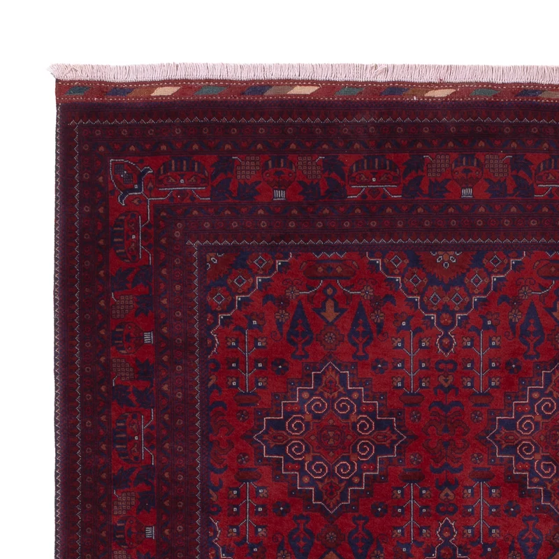 Afghan Teppich 167x231cm - Orientteppich - rot