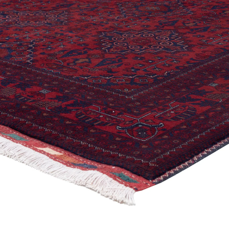 Afghan Teppich 167x231cm - Orientteppich - rot