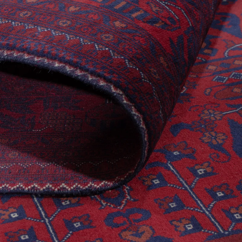 Afghan Teppich 167x231cm - Orientteppich - rot