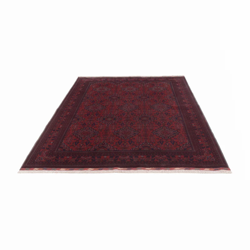 Afghan Teppich 167x231cm - Orientteppich - rot