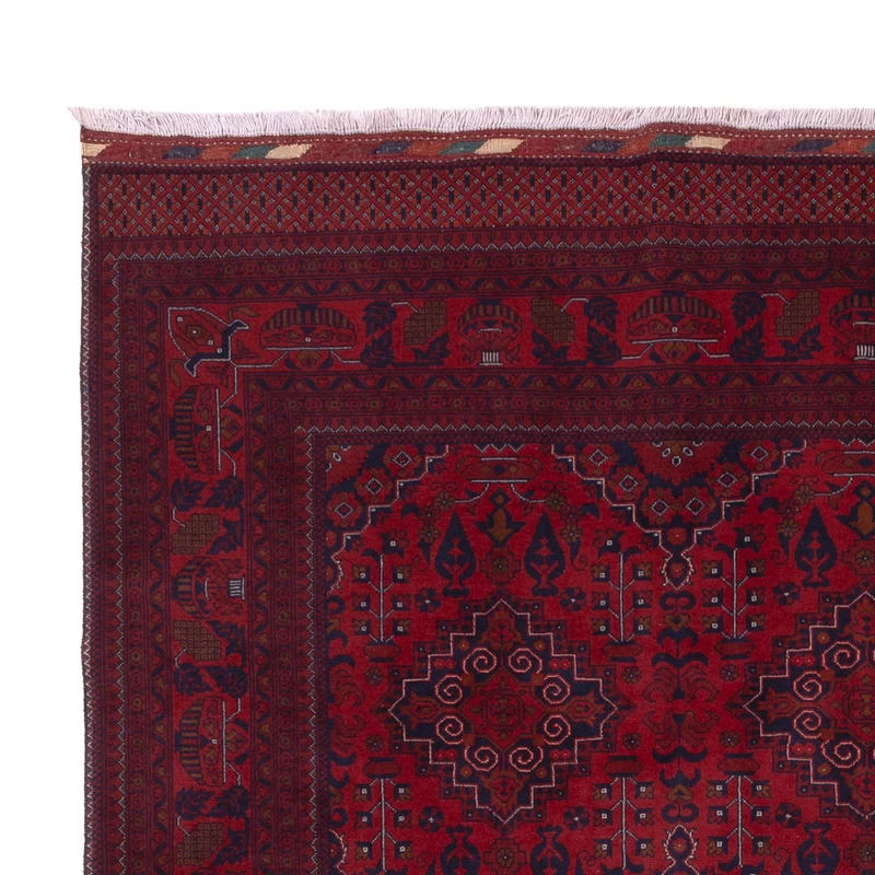 Afghan Teppich 167x232cm - Orientteppich - rot