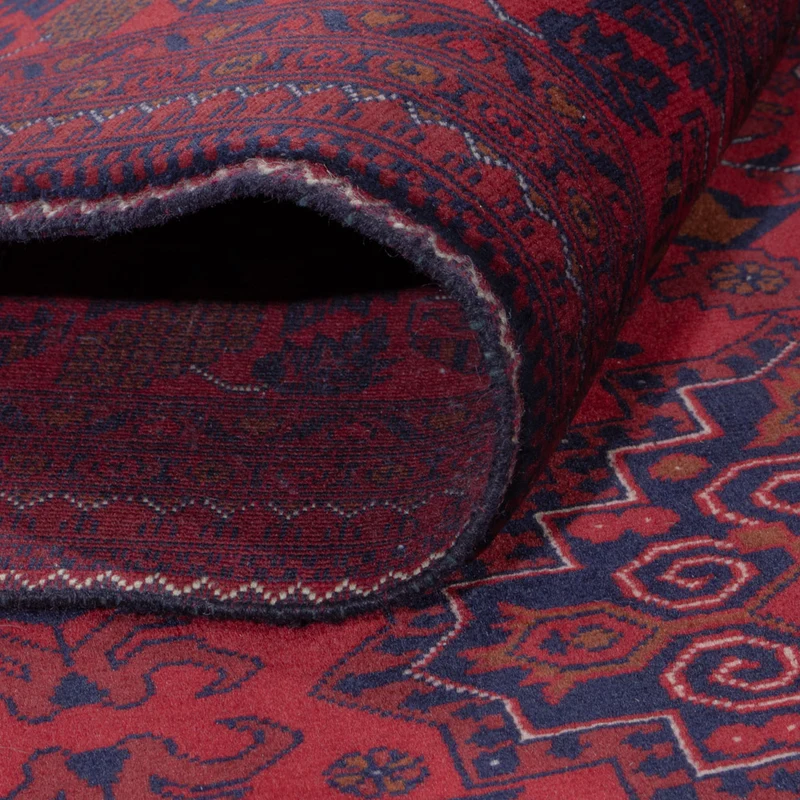 Afghan Teppich 167x232cm - Orientteppich - rot