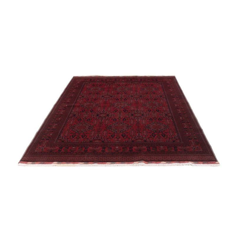 Afghan Teppich 167x232cm - Orientteppich - rot