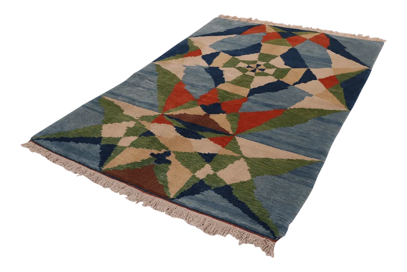 Konya · Handgeknüpft – Blau, 192x131 cm