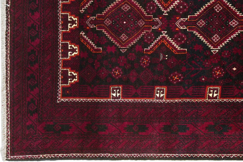 Belutch · Handgeknüpft – Schwarz, 217x107 cm