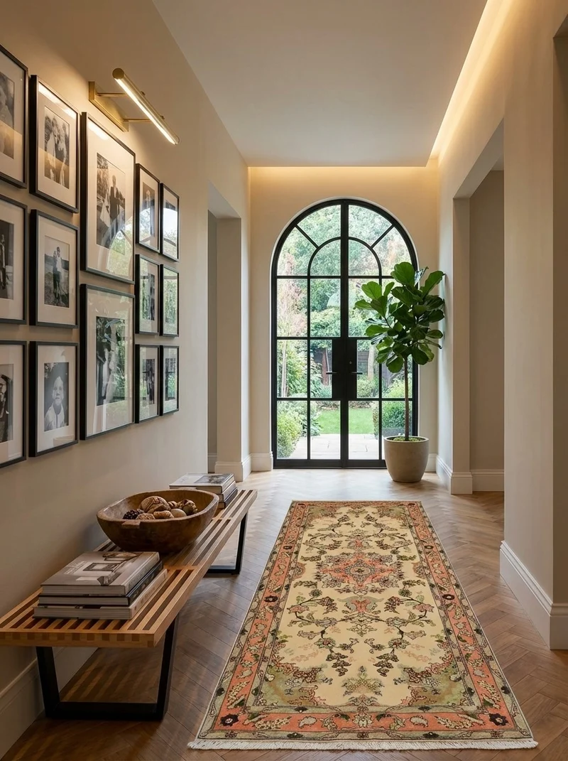 Tabriz 50 Raj · Handgeknüpft – Beige, 205x83 cm
