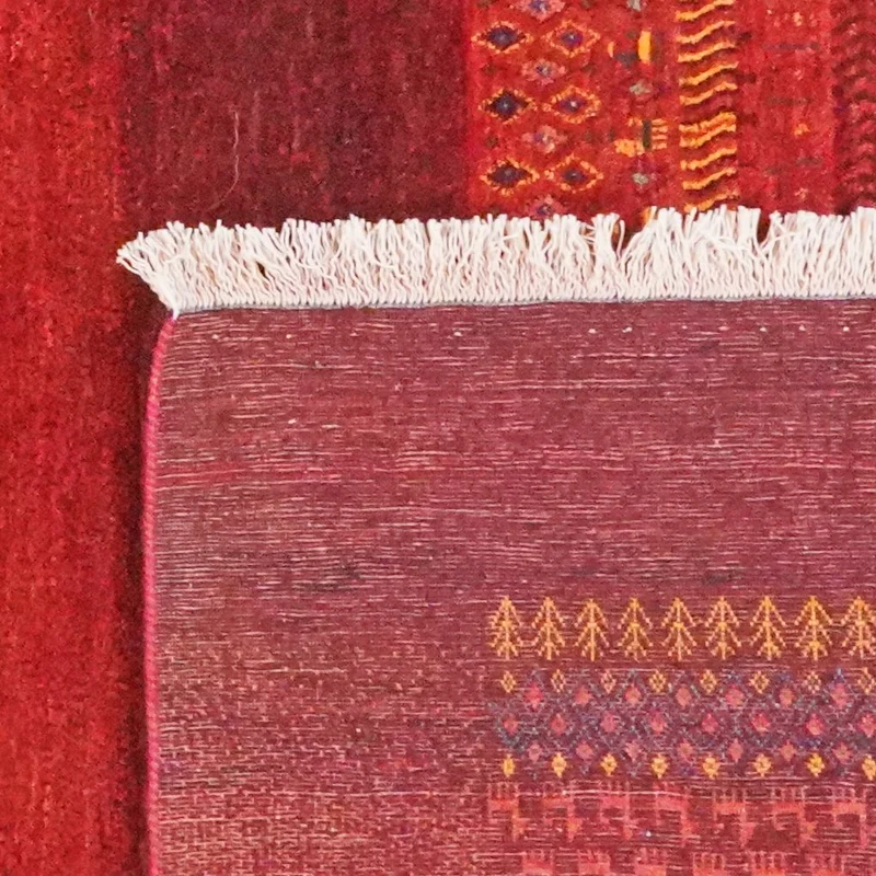 Rizbaf · Handgeknüpft – Rot, 322x260 cm
