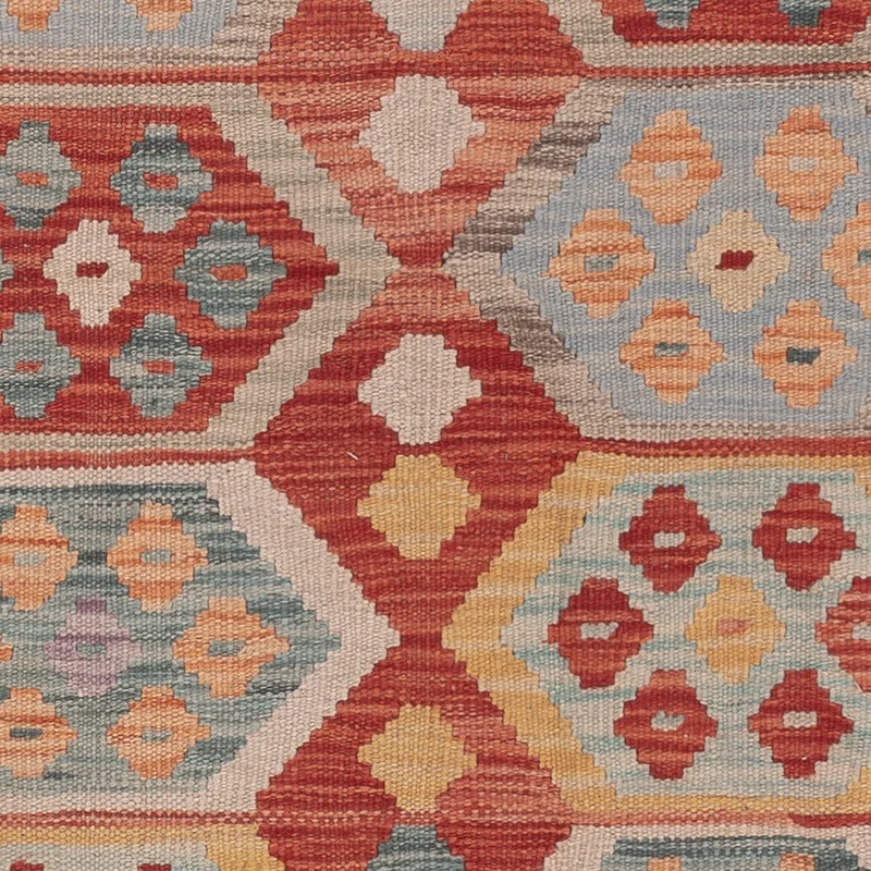 Kelim Maimene Teppich 149x193cm - mehrfarbig