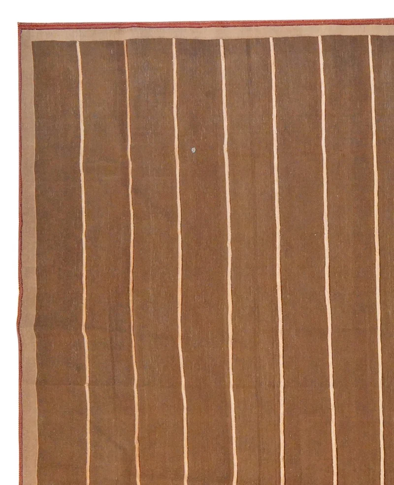 Kelim Afshar · Handgewebt – Braun, 379x224 cm