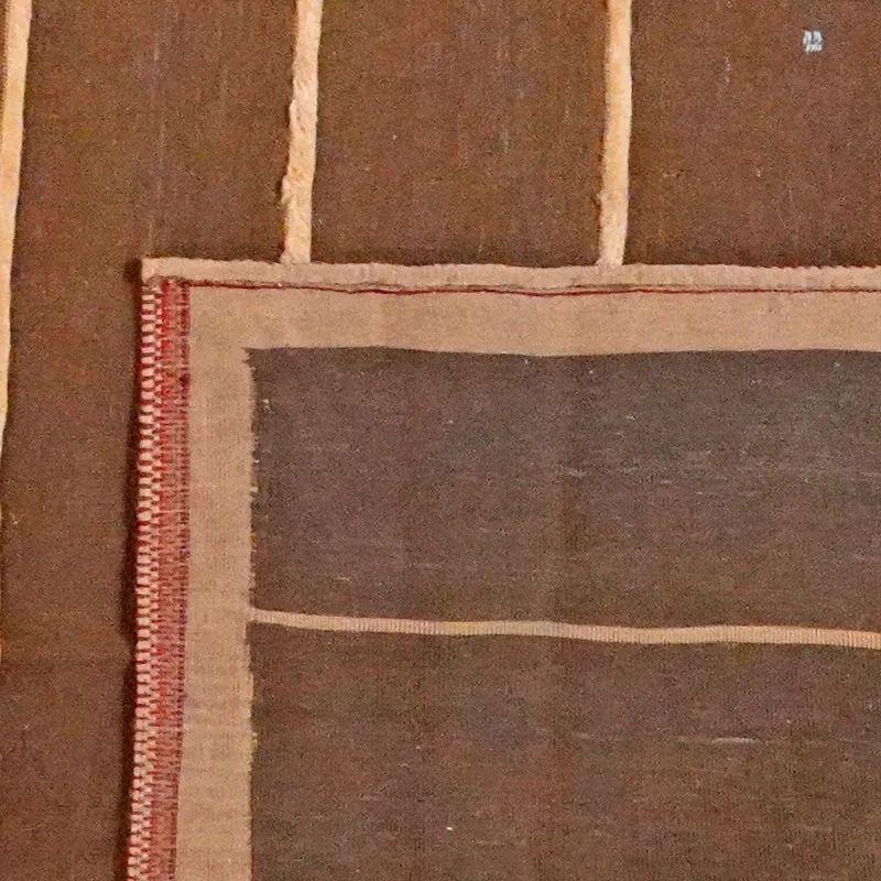 Kelim Afshar · Handgewebt – Braun, 379x224 cm