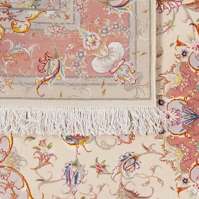 Tabriz 50 Raj · Handgeknüpft – Beige, 208x150 cm