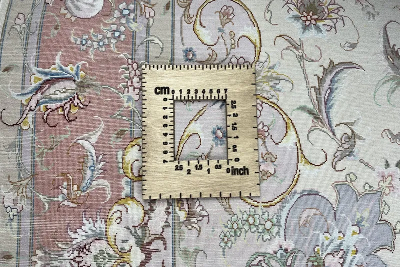 Tabriz 50 Raj · Handgeknüpft – Beige, 208x150 cm