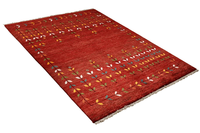 Rizbaf · Handgeknüpft – Rot, 175x125 cm