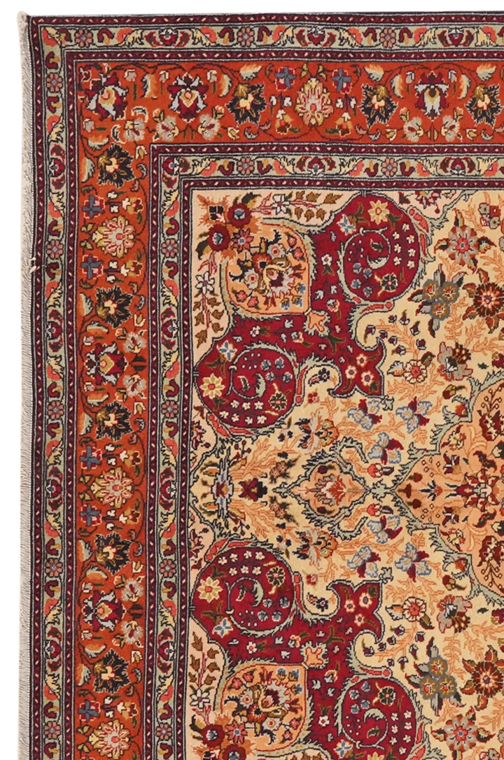 Tabriz Old · Handgeknüpft – Beige, 185x150 cm