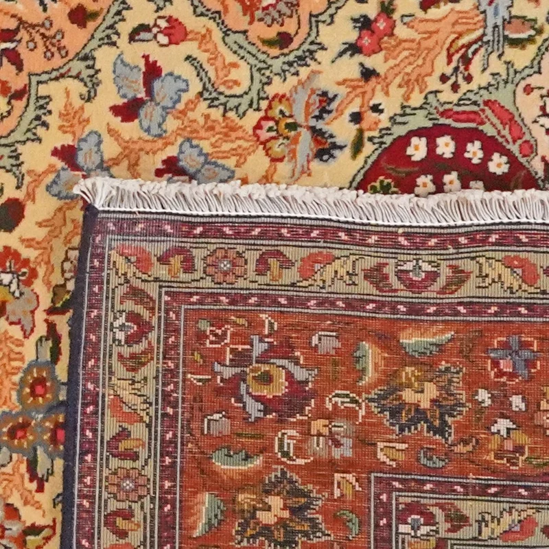 Tabriz Old · Handgeknüpft – Beige, 185x150 cm
