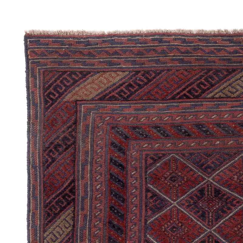 Kelim Afghan Teppich 144x179cm - mehrfarbig