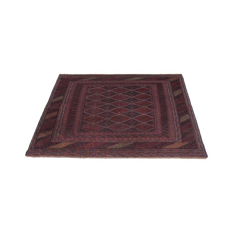 Kelim Afghan Teppich 144x179cm - mehrfarbig