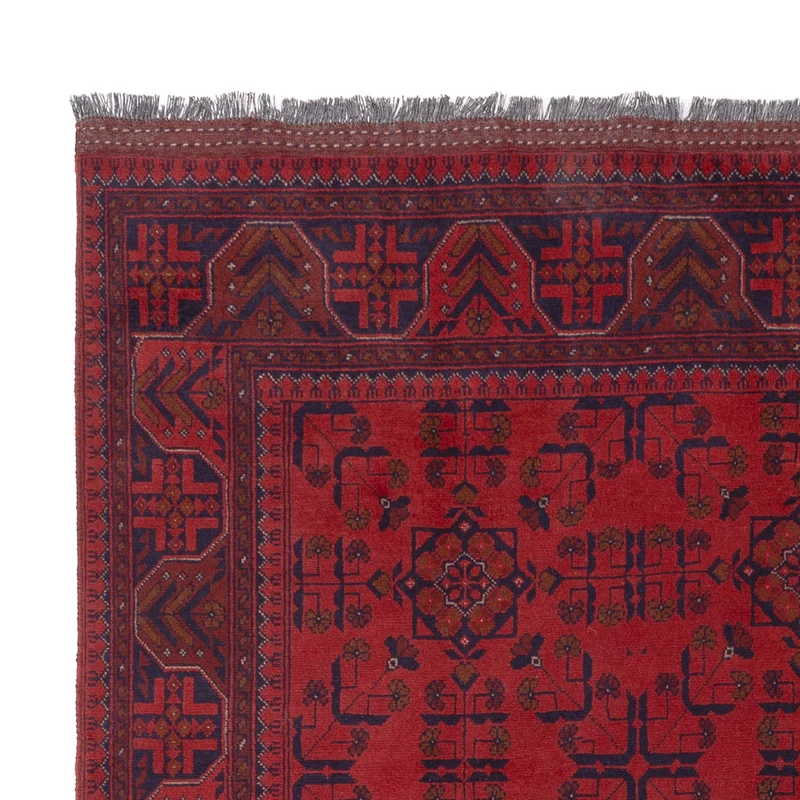 Afghan Teppich - Kunduz - 173 x 231 cm - rot