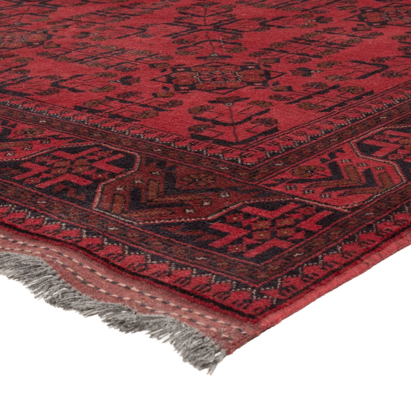Afghan Teppich - Kunduz - 173 x 231 cm - rot