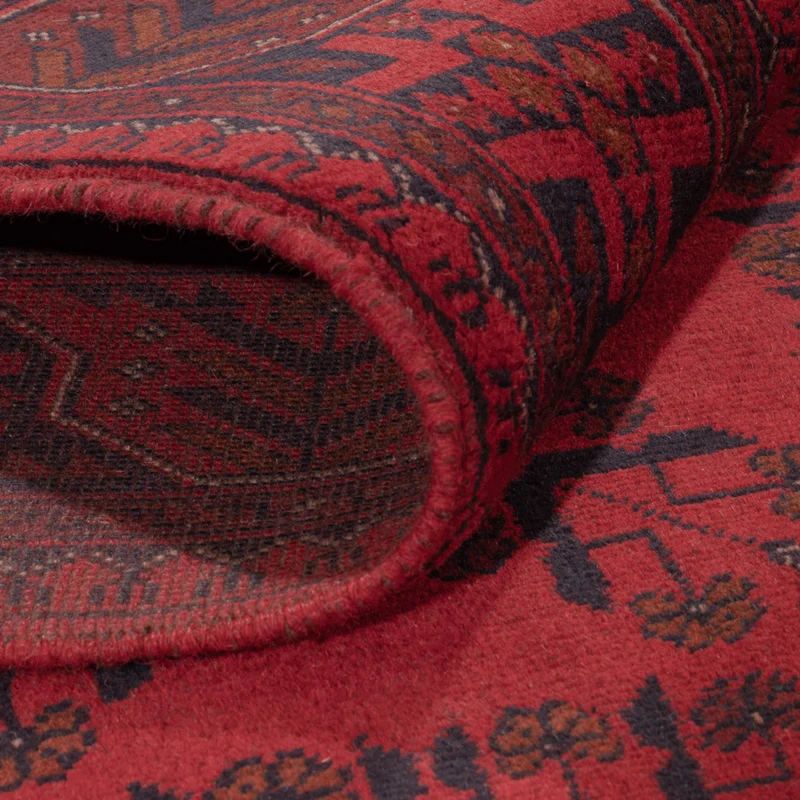 Afghan Teppich - Kunduz - 173 x 231 cm - rot