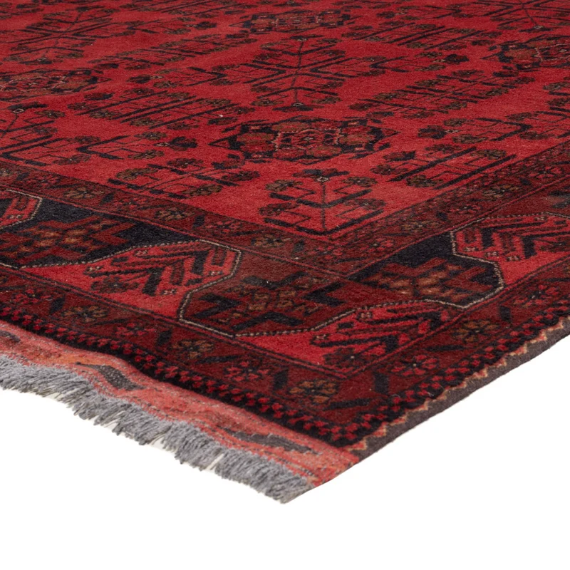 Afghan Teppich - Kunduz - 169 x 232 cm - rot