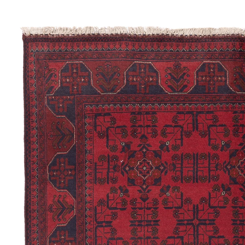 Afghan Teppich - Kunduz - 171 x 233 cm - rot
