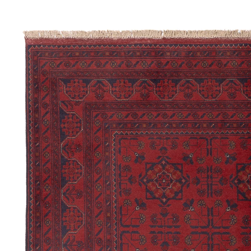 Afghan Teppich - Kunduz - 166 x 236 cm - rot