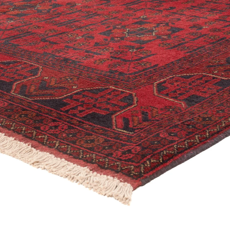 Afghan Teppich - Kunduz - 166 x 236 cm - rot