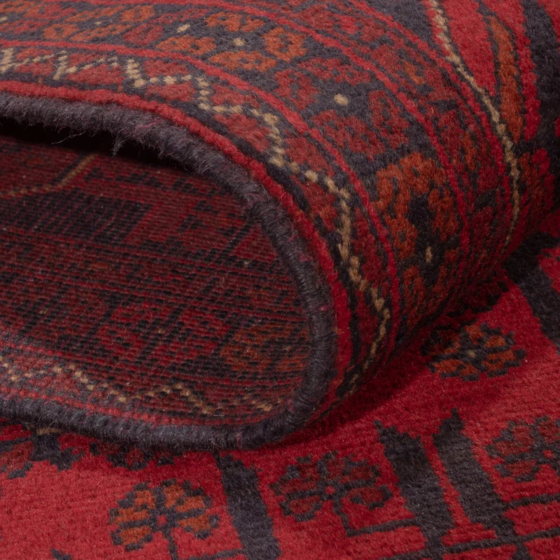 Afghan Teppich - Kunduz - 166 x 236 cm - rot