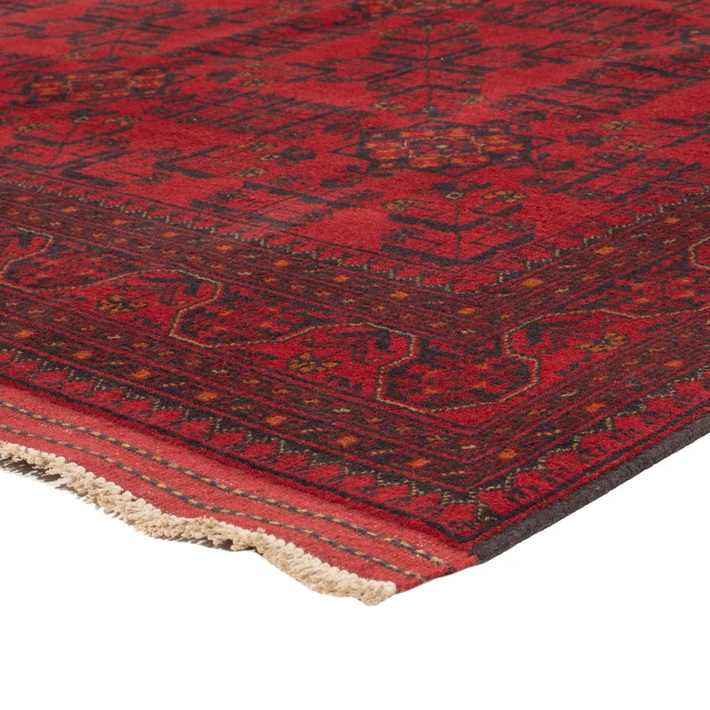 Afghan Teppich - Kunduz - 169 x 235 cm - rot