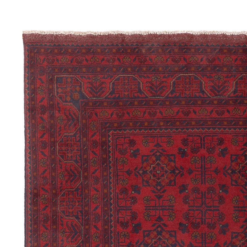 Afghan Teppich - Kunduz - 170 x 234 cm - rot