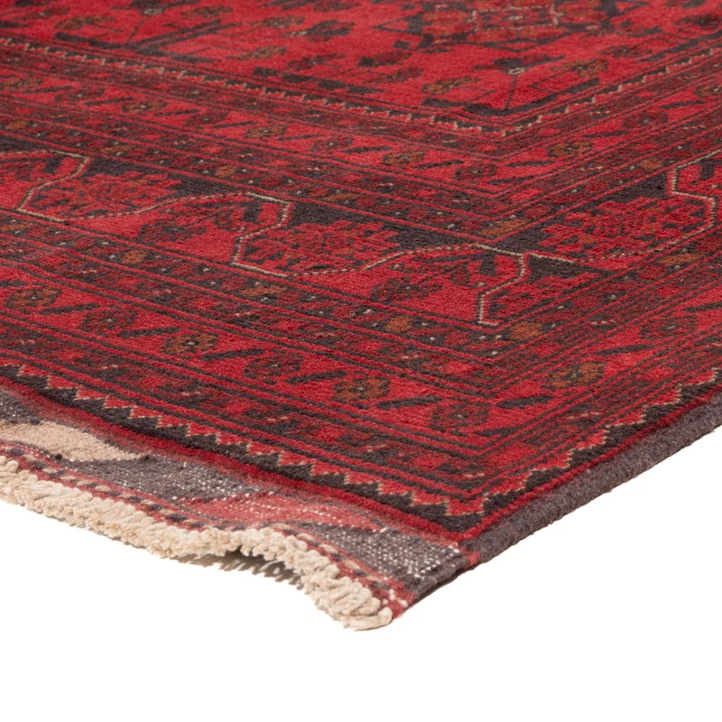 Afghan Teppich - Kunduz - 170 x 234 cm - rot