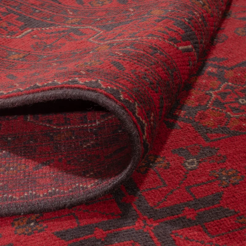 Afghan Teppich - Kunduz - 170 x 234 cm - rot