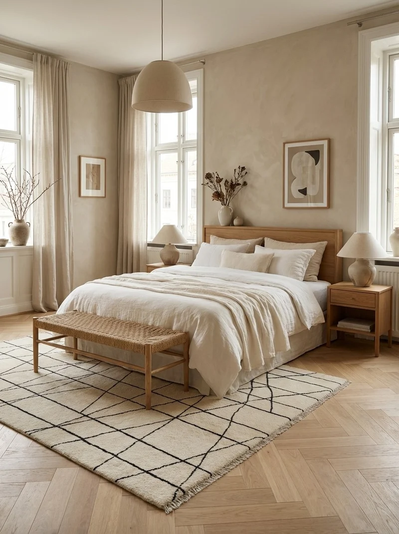 Gabbeh Basi · Handgeknüpft – Beige, 290x206 cm