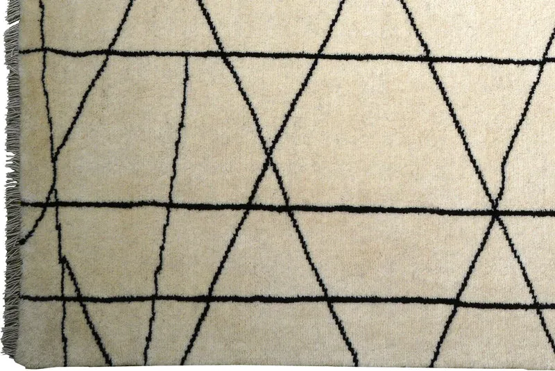 Gabbeh Basi · Handgeknüpft – Beige, 290x206 cm