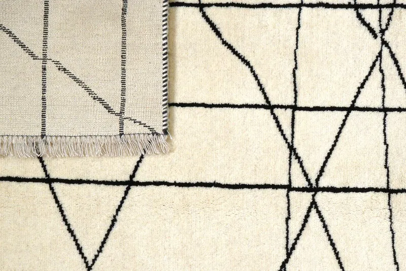 Gabbeh Basi · Handgeknüpft – Beige, 290x206 cm