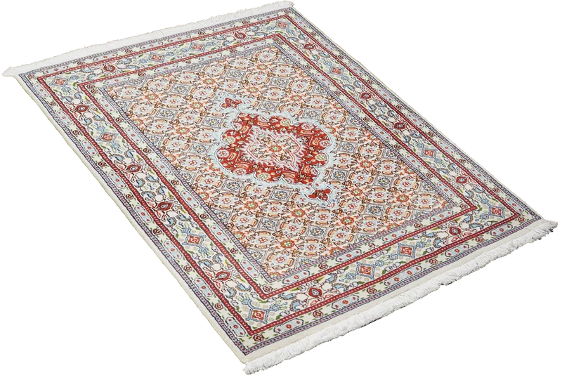 Moud Mahi · Handgeknüpft – Beige, 112x75 cm