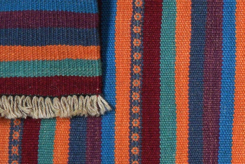 Kelim Gashgai · Handgewebt – Bunt, 197x60 cm