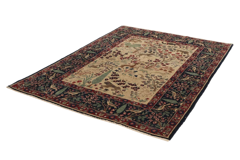Khoy · Handgeknüpft – Beige, 190x152 cm